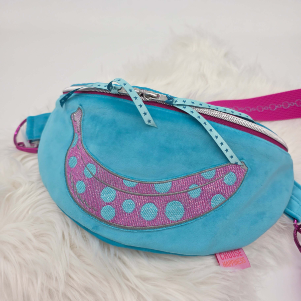 Gürteltasche türkis, Bananetasche